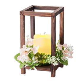 10 Set/30 Pcs Wooden Wedding Lantern Centerpiece